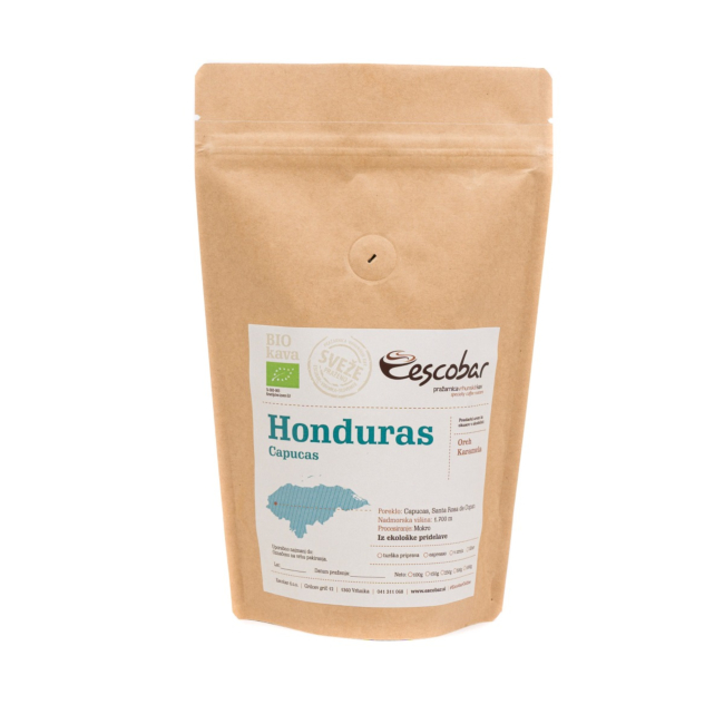 Kava s poreklom Honduras Capucas