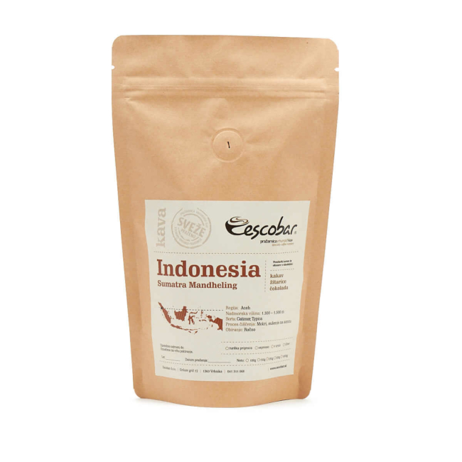 Kava s poreklom Indonezija SUMATRA