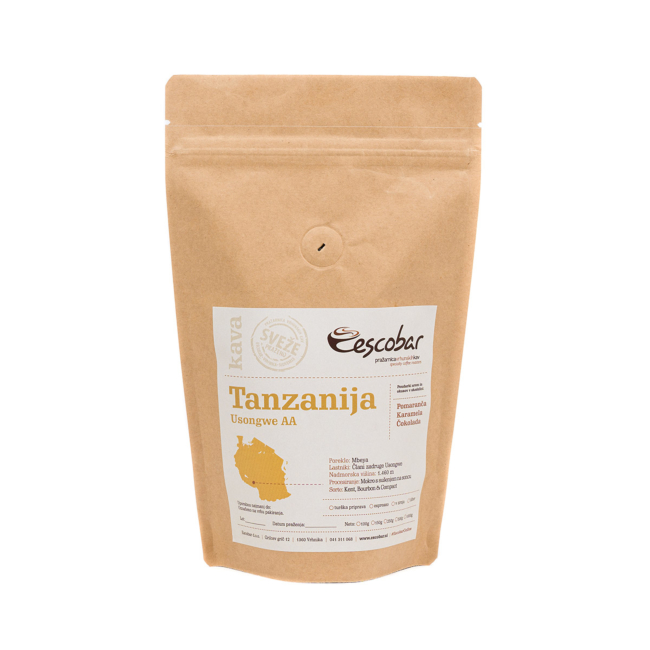 Specialty kava s poreklom Tanzanija Usongwe AA